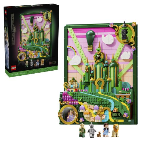 LEGO 75685 Wicked Emerald City Wandkunst